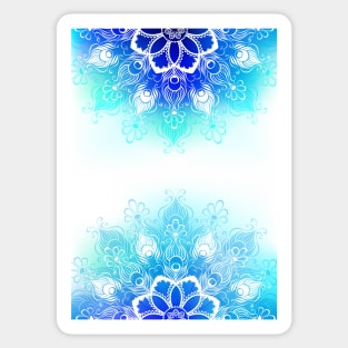 Design with White Mandala Sticker